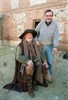 José Luis García Sanchez y Francisco Rabal. Descanso en el rodaje.