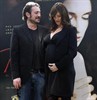 Ray Loriga and Paz Vega in the presentation of the film to the press.