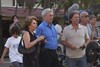 Vargas Llosa and his wife, Patricia, with film Director.